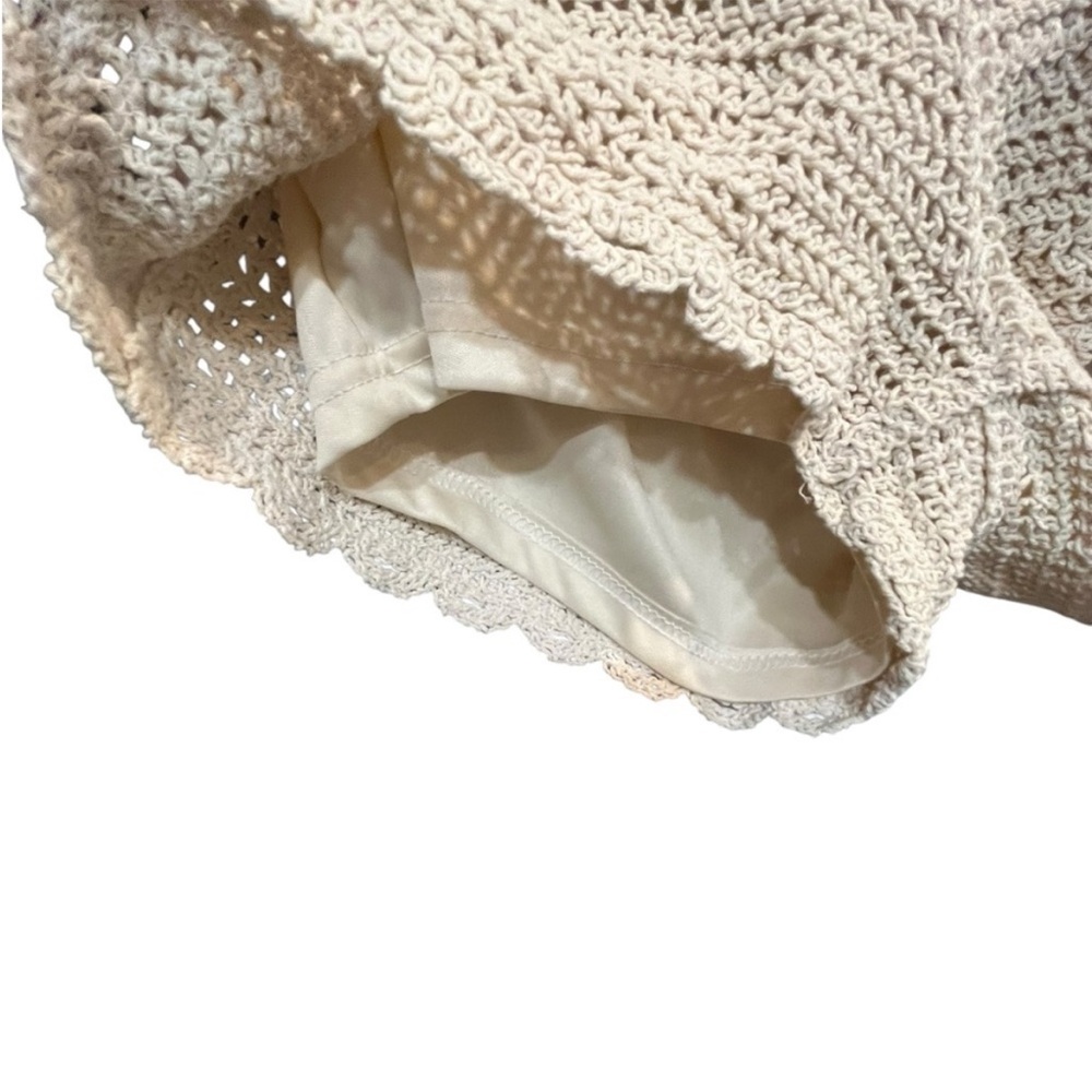NWT PacSun Beige Crochet Shorts - “Your Favorite Shorts” w/Liner - Medium - Picture 10 of 12